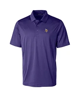 Cutter & Buck Men's Purple Minnesota Vikings Prospect Textured Stretch Polo