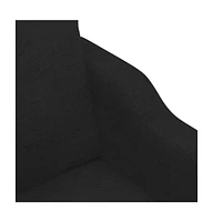 Sofa Chair Black 23.6" Fabric