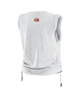 Wear by Erin Andrew Women's Heather Gray Super Bowl Lix Cinched Tank Top