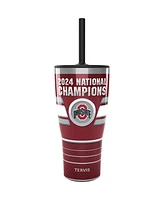 Tervis Tumbler Scarlet Ohio State Buckeyes College Football Playoff 2024 National Champions 24oz. Stainless Steel Tumbler