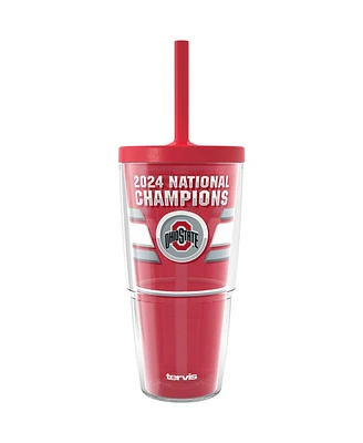 Tervis Tumbler Scarlet Ohio State Buckeyes College Football Playoff 2024 National Champions 24oz. Classic Tumbler