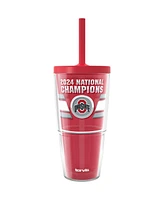 Tervis Tumbler Scarlet Ohio State Buckeyes College Football Playoff 2024 National Champions 24oz. Classic Tumbler