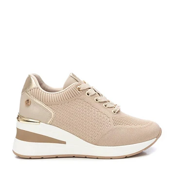 Women's Wedge Lace-Up Sneakers By Xti