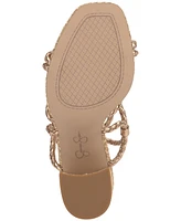 Jessica Simpson Women's Azimma Block-Heel Strappy Rope Sandals