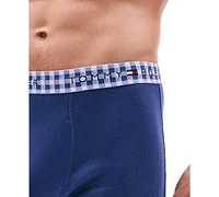 Tommy Hilfiger Men's 3-Pk. Cotton Classics Trunks - Breezy Blue/bank Blue/desert Sky