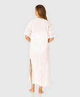 Ibiza Anne Cole Women's Maxi Cover-Up Dress with Side Slits