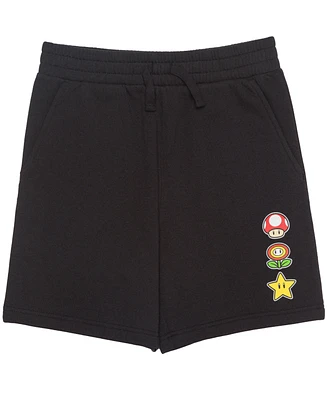 Mario Bros. Little & Big Boys Fleece Shorts