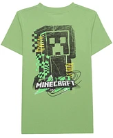 Minecraft Little & Big Boys Front Back T-Shirt