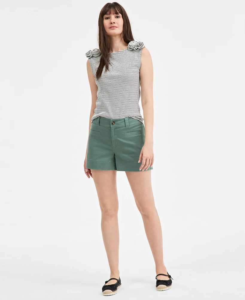 On 34th Women's Chino Shorts, Exclusively at Macy's