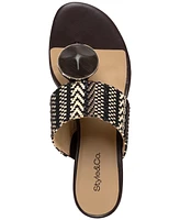 Style & Co Women's Brandyy Embellished Raffia Sandals, Exclusively at Macy's