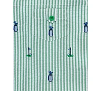 Little Me Baby Boys 2-Pc. Cotton Golf Sunsuit & Bucket Hat Set