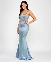 Say Yes Juniors' Rhinestone-Embellished Mermaid Dress, Created for Macy's