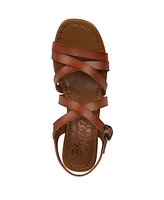 Blowfish Malibu Women's Aurora Open Square Toe Strappy Wedge Sandals