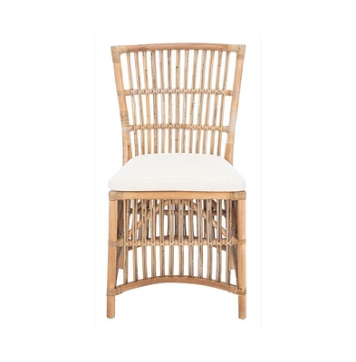 Erika Rattan Accent Chair W/ Cushion