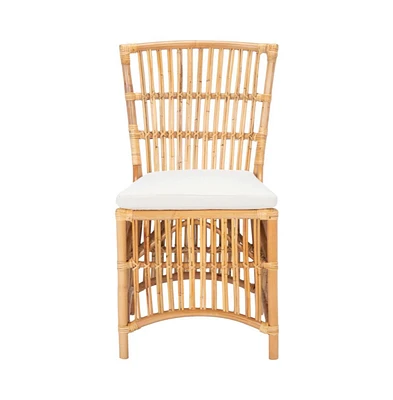 Erika Rattan Accent Chair W/ Cushion