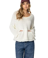 Edikted Womens Kangaroo Pocket Oversized Knit Top