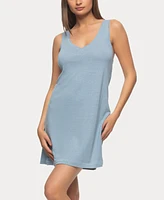 Felina Women's Lauren Linen Jersey V-Neck Chemise