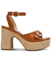 Dv Dolce Vita Women's Merie Buckle-Detail Platform Dress Sandals