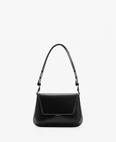 Mango Women's Strap Detail Shoulder Bag