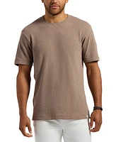 Men's Waffle Knit Short Sleeve Crewneck T-Shirt