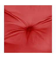 Garden Bench Cushion Red 59.1"x(19.7"+19.7")x2.8" Oxford Fabric