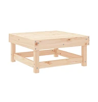 Patio Footstool Solid Wood Pine