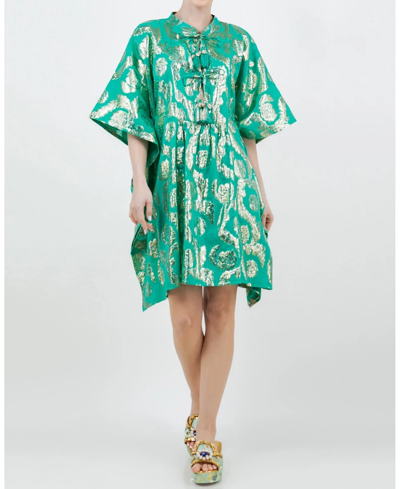 Palm Springs Caftan Midi Dress
