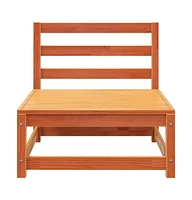Patio Sofa -Seater Wax Brown Solid Wood Pine