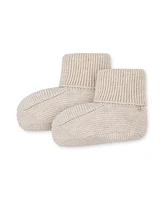 Hope & Henry Baby Organic Sweater Bonnet and Bootie 2-Piece Set, Infant