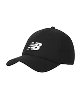 New Balance Adult Unisex Navy Blue 6 Panel Structured Stretch-Fit Performance Running Hat