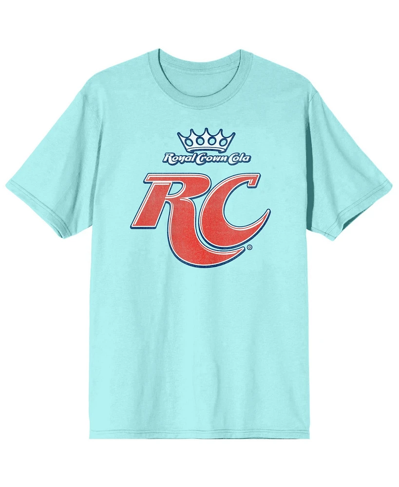 Rc Cola Logo Men's Celadon T-shirt-xxl