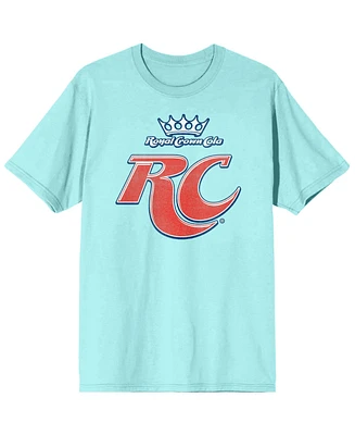 Yoo-hoo Men's Rc Cola Logo Celadon T-shirt-xxl