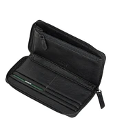 Slim Zipper Round Wallet