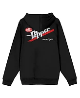 Dr. Pepper Men's Kanji Logo Black Zip-Up Hoodie-l