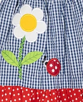 Rare Editions Baby Girls Lady Bug Seersucker Dress