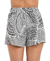 La Blanca Women's Dream Catcher Printed Beach Shorts