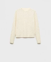 Mango Women's Polka Dot Knitted Sweater