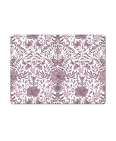 CounterArt Midnight Mauve Hardboard Cork Placemats 15"x 11", Set of 4