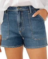 Silver Jeans Co. Women's High Rise Utility Shorts