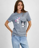 Love Tribe Juniors' Kuromi My Melody Graphic T-Shirt