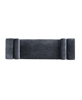 Manhattan Comfort 59" Concord Modern Chenille Bench