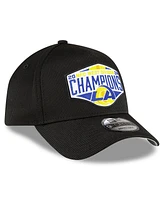 New Era Men's Black Los Angeles Rams 2024 Nfc West Division Champions Locker Room 9FORTY A-Frame Adjustable Hat