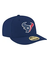 New Era Men's Navy Houston Texans Omaha Low Profile 59FIFTY Fitted Hat