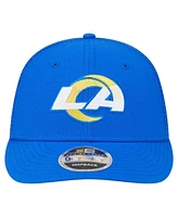 New Era Men's Royal Los Angeles Rams Low Profile 9FIFTY Snapback Hat