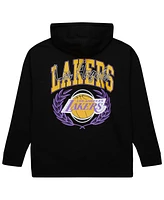 Mitchell & Ness Men's Black Los Angeles Lakers Nba x Michelob Ultra Swish Sip Pullover Hoodie