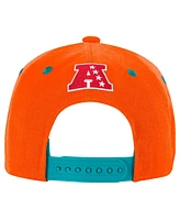 Outerstuff Big Boys and Girls Orange/Aqua Miami Dolphins Pro-Sport Precurved Structured Adjustable Hat