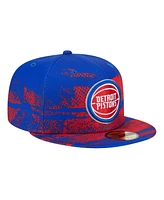 New Era Men's Blue Detroit Pistons Tip-Off 59FIFTY Fitted Hat