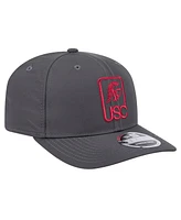 New Era Men's Charcoal Usc Trojans 9SEVENTY Stretch-Snap Hat