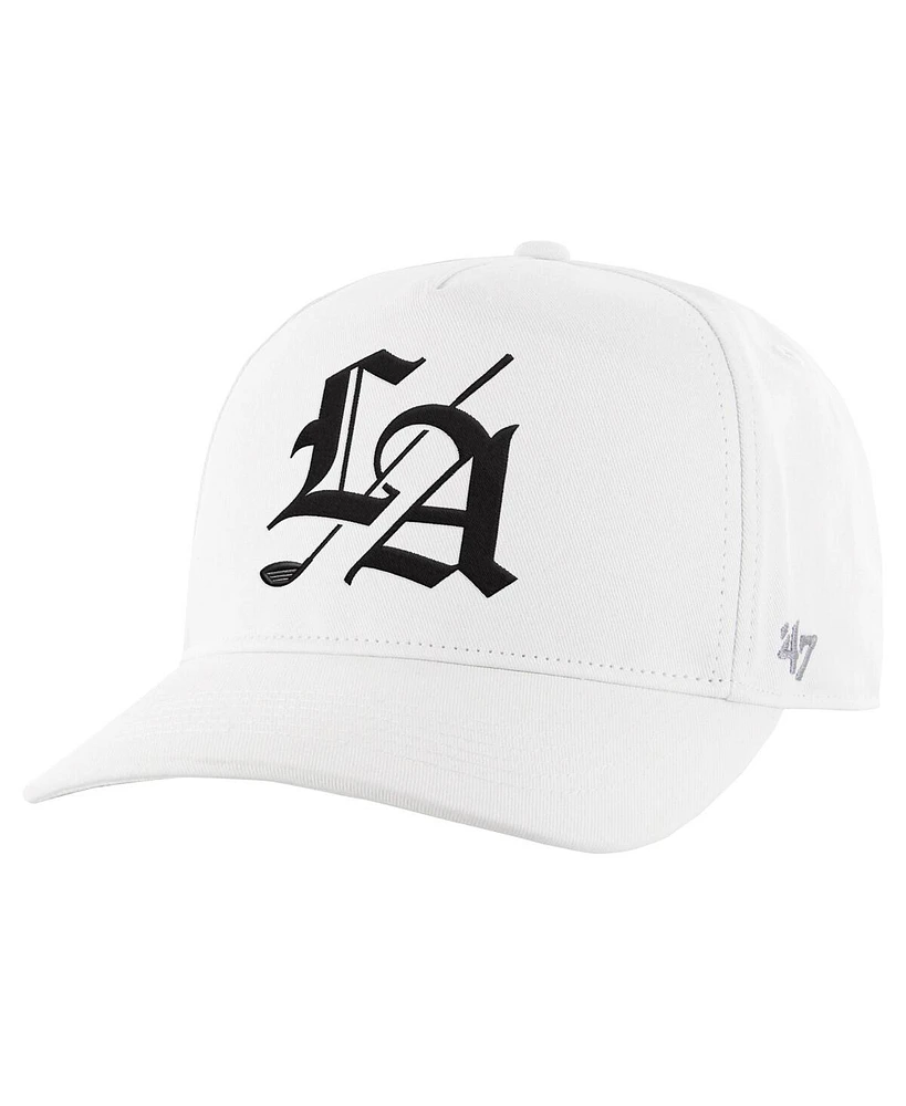 47 Brand Men's White Tgl Los Angeles Golf Club Hitch Adjustable Hat