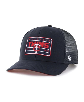 '47 Brand Men's Navy Minnesota Twins Hardline Trucker Adjustable Hat